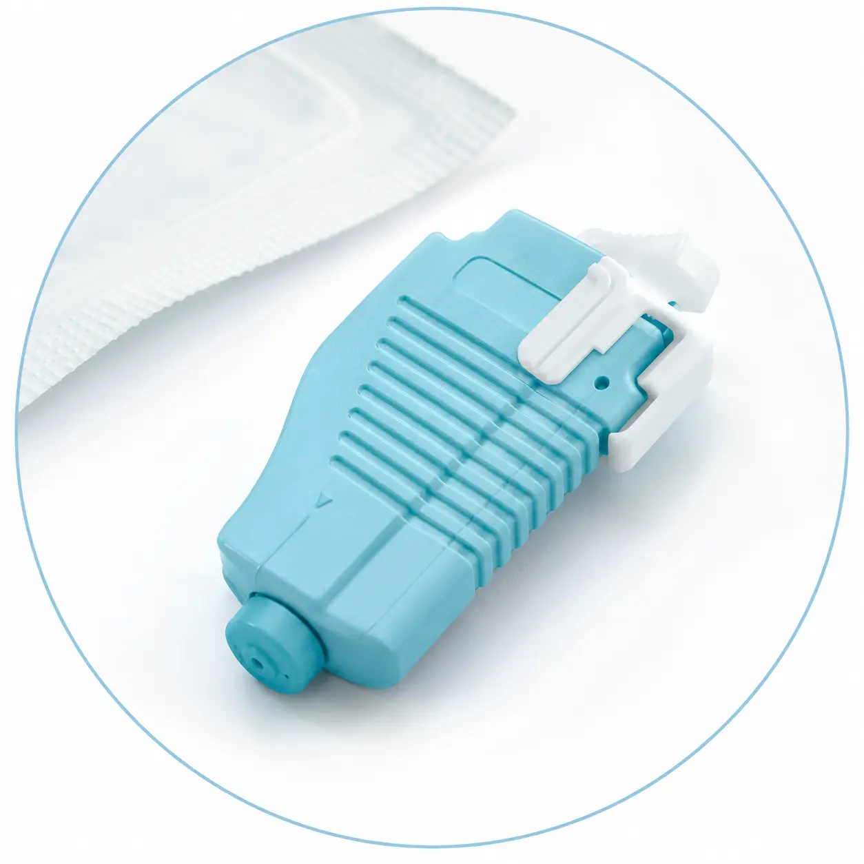 EO sterilized single-use heel blood lancet