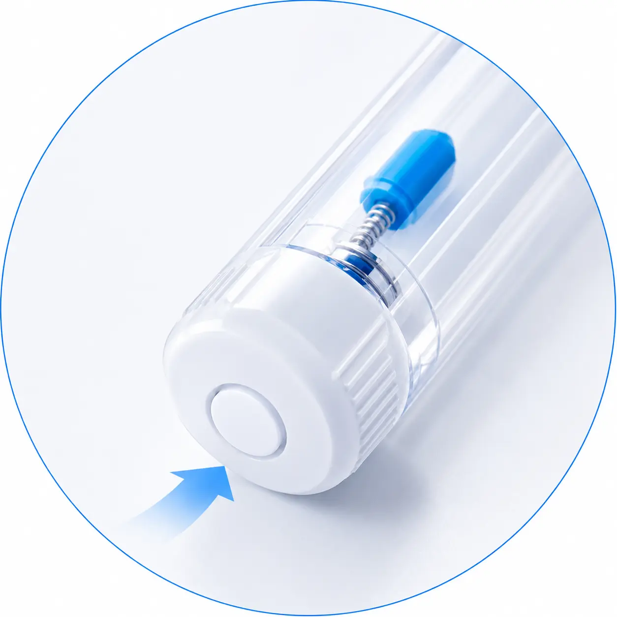 One-step activation end of an M-Type safety lancet