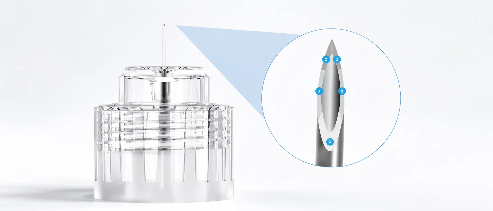 Plus 5 bevel insulin pen needles for distributor supply programs