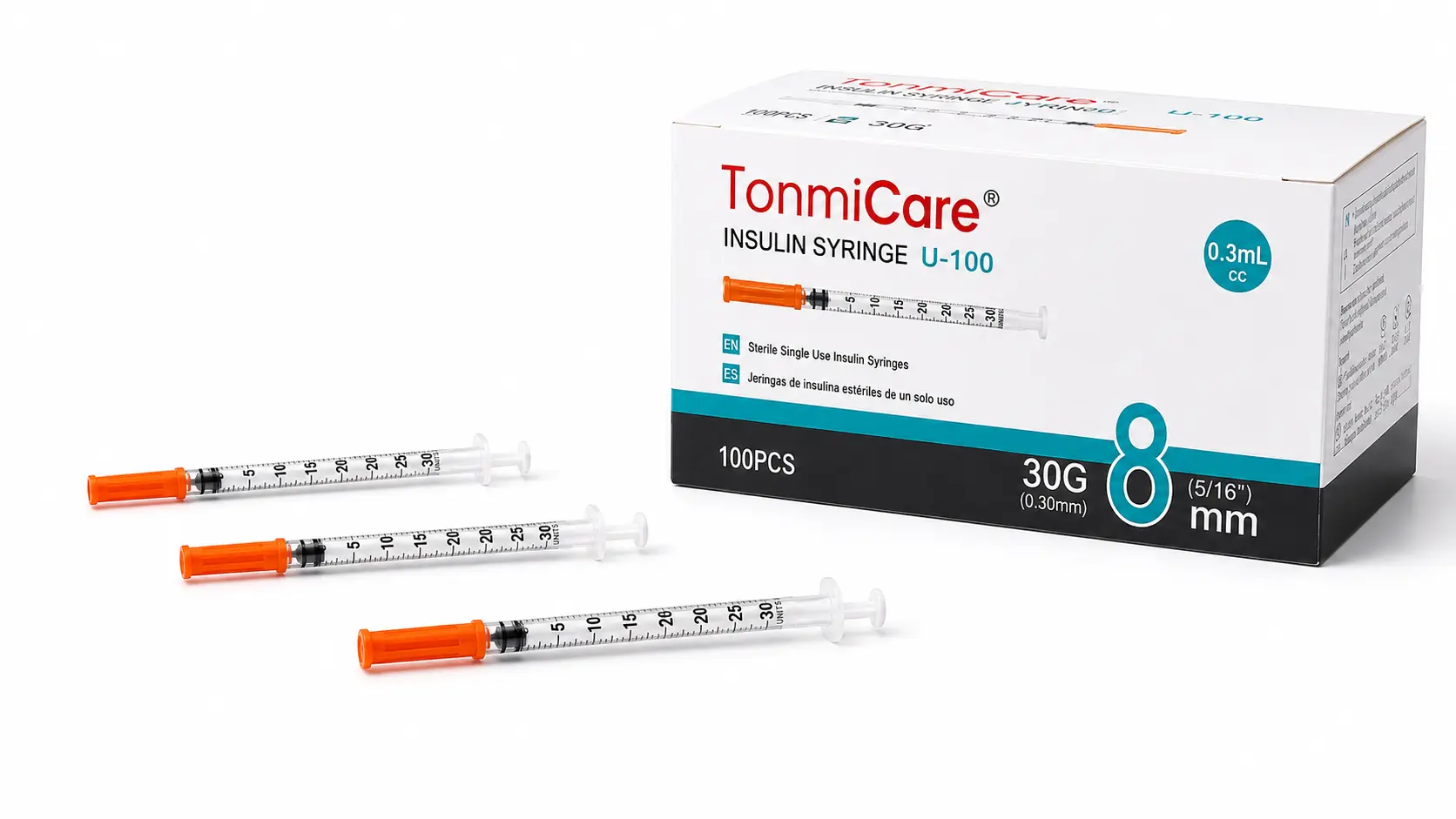 0.3 mL insulin syringes for wholesale supply programs