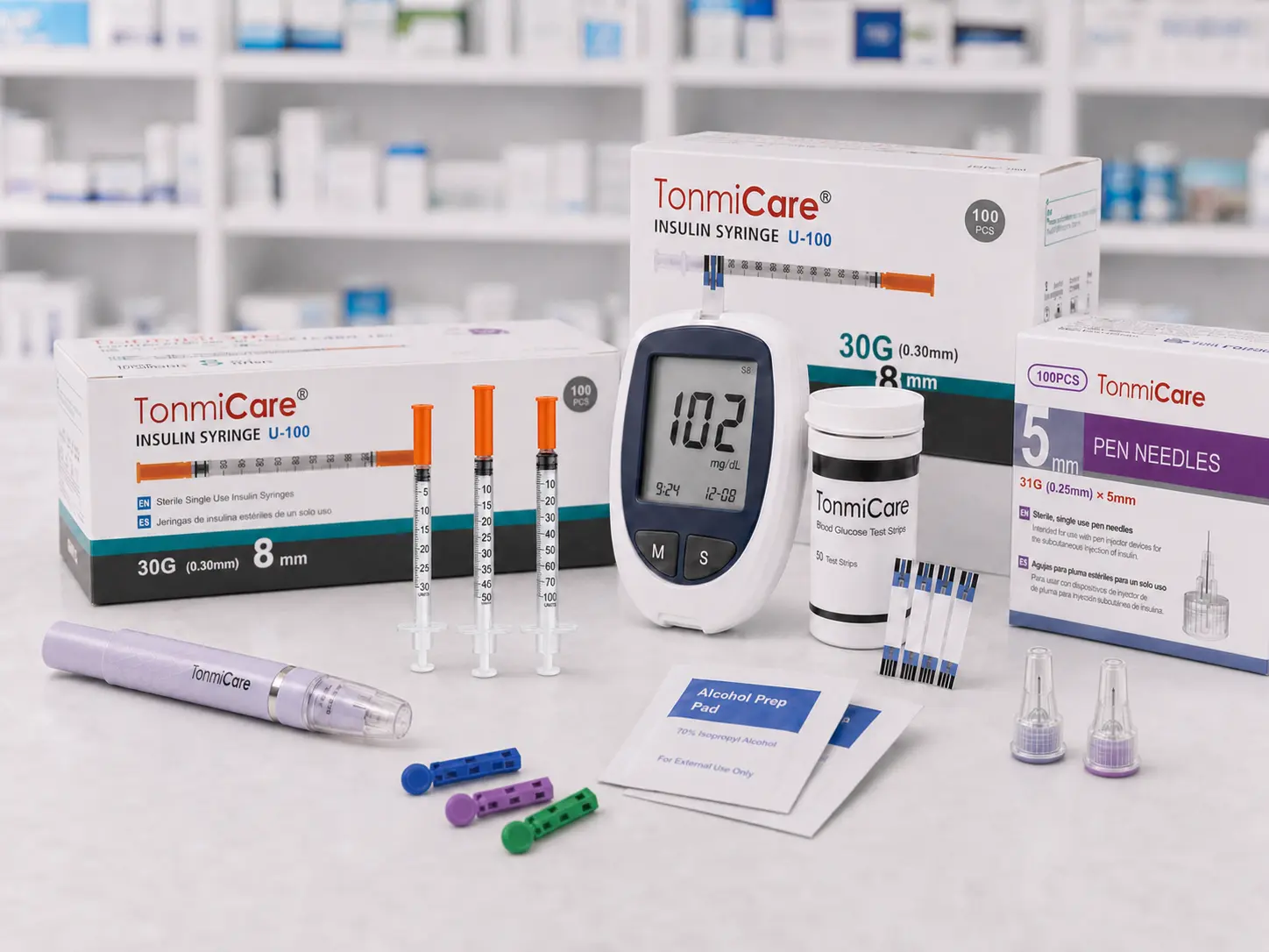Wholesale diabetes care supplies for pharmacies clinics and distributors