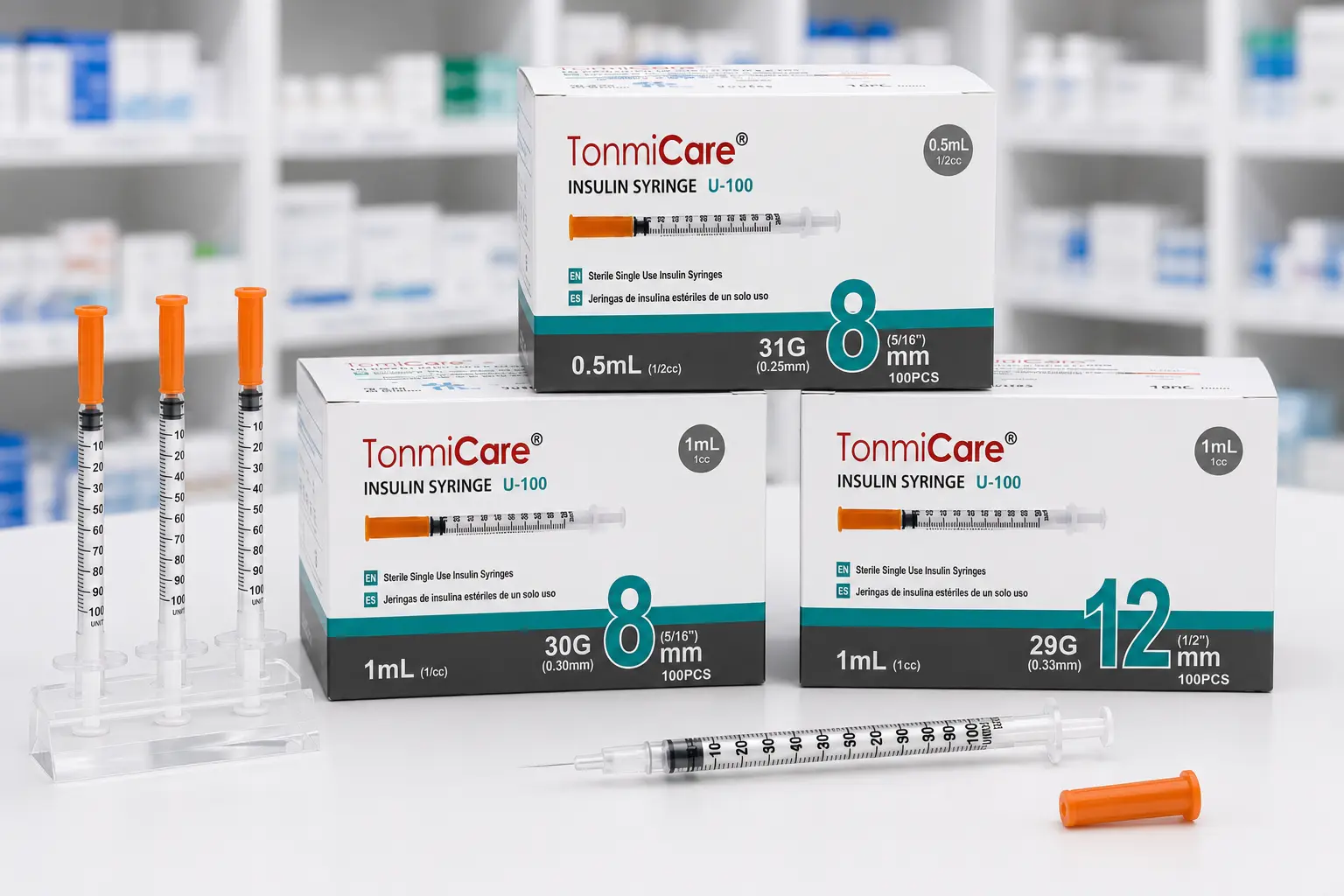 Wholesale insulin syringes for pharmacy and distributor supply