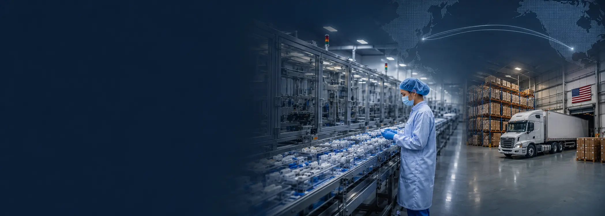 Pharmacy wholesale supplier warehouse support for medical consumables and healthcare fulfillment